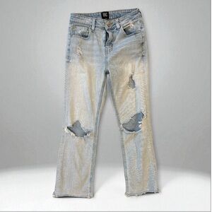BDG Urban Outfitter Jeans Women Size 25 Kick Flare High Rise Cropped Distress